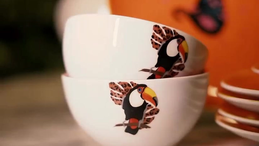 HOME4U TROPICAL DINNER SET